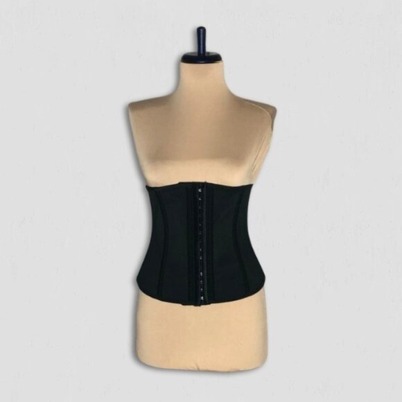 NWOT Underbust Corset Waist Trainer Belt Renaissance Gothic Inspired Black sz M - Picture 1 of 9